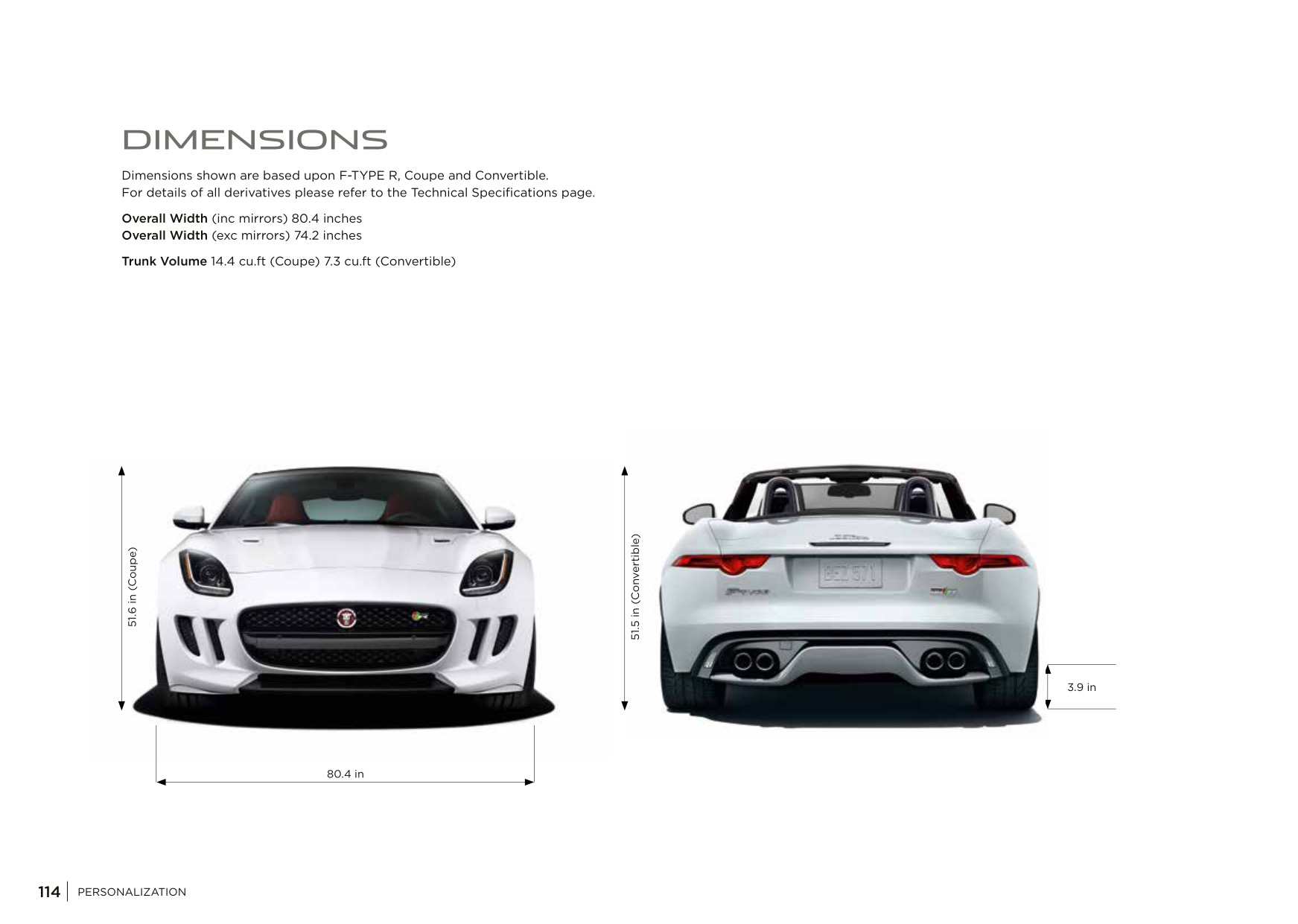2017 Jaguar F-Type Brochure Page 75